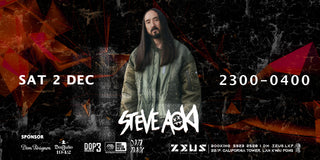 EDM legend Steve Aoki at Zeus, Lan Kwai Fong on 02 December