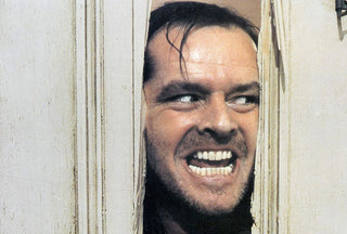 Jack Nicholson as Jack Torrence in Stanley Kubrick's film, "The Shining".
